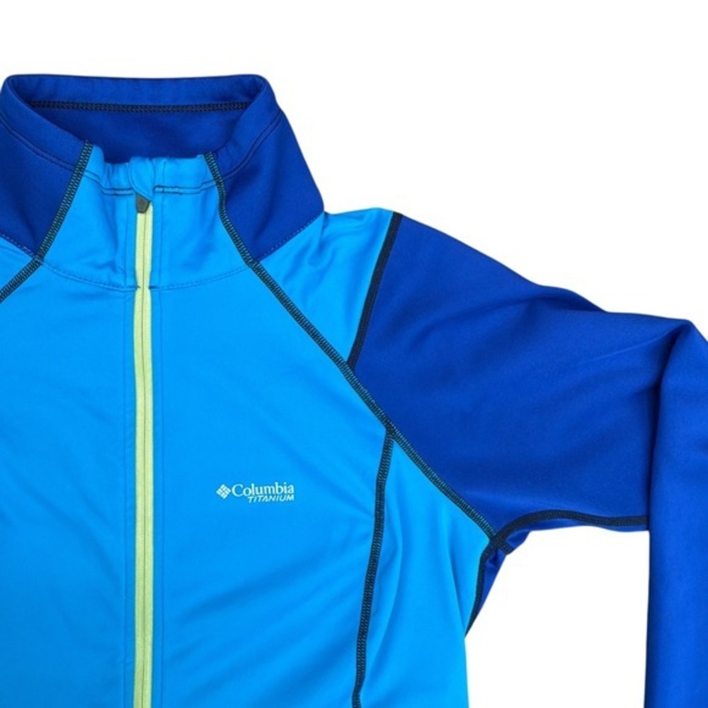Columbia Titanium Omni Wick Womens Blue Pullover‎ Activewear Top